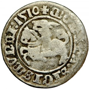 Litauen, Sigismund der Alte, halber Pfennig 1510, Vilnius