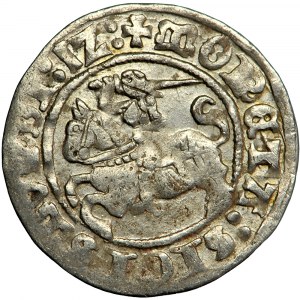 Litauen, Sigismund der Alte, halber Pfennig 1512, Vilnius