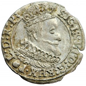 Polsko, Zikmund III, Gdaňsk, penny 1627, muži. Gdaňsk