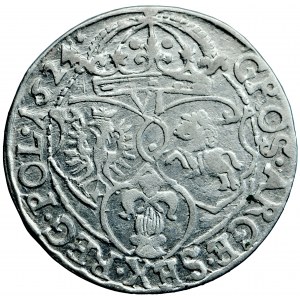Poľsko, Žigmund III., koruna, šesťpenca 1624, Krakov