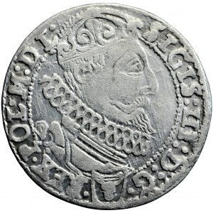 Polsko, Zikmund III, koruna, šestipence 1627, Krakov