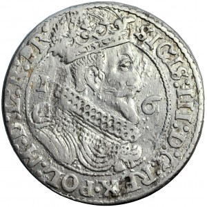 Poland, Sigismund III, Gdansk, ort 1625, men. Gdansk