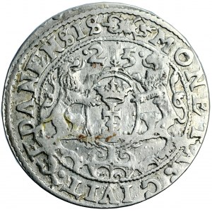 Poland, Sigismund III, Gdansk, ort 1625, men. Gdansk