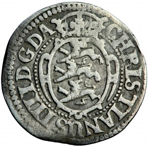 Dánsko, Krystian IV, 6 šekelov (6 Skilling) 1629, muži. Kodaň, Elsynor alebo Frederiksborg
