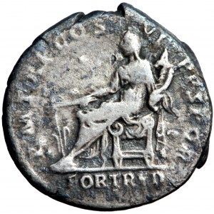 Římská říše, Traján, denár 114-117, Řím