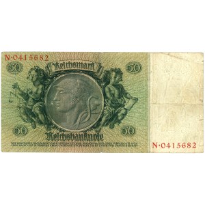 Německo, Výmarská republika, bankovka 50 marek 1933