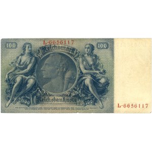 Německo, Třetí říše, bankovka 100 marek 1935