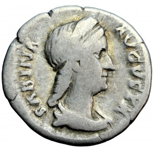 Roman Empire, Sabina, AR Denarius, AD 136-138, Rome mint