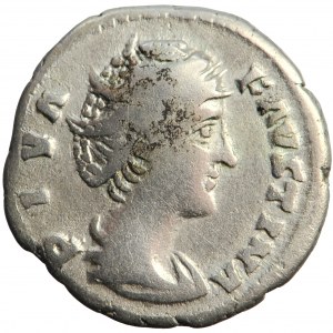 Římská říše, Faustina starší, hybridní denár po roce 141, Řím