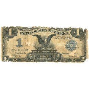 Spojené štáty americké (USA), strieborný certifikát, 1 dolár 1899, séria X27063466A
