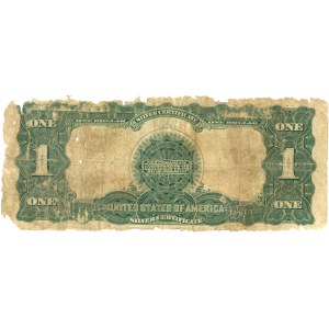 Spojené státy americké (USA), stříbrný certifikát, 1 dolar 1899, série X27063466A