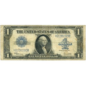 Spojené štáty americké (USA), Strieborný certifikát, 1 dolár 1923, séria H2036090B