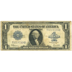 Spojené státy americké (USA), Stříbrný certifikát, 1 dolar 1923, série T92190284D
