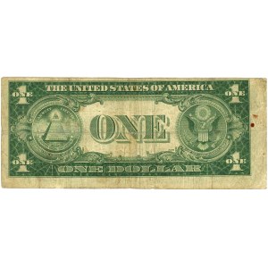 Spojené státy americké (USA), Stříbrný certifikát, 1 dolar 1935 A, F, série V77774538B