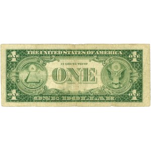 Stany Zjednoczone Ameryki (USA), Silver Certificate, 1 dolar 1935 A, D, seria V77774538B