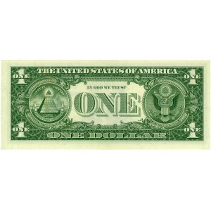 Vereinigte Staaten von Amerika (USA), Silberzertifikat, 1 Dollar 1957, B1, Serie L15396165A