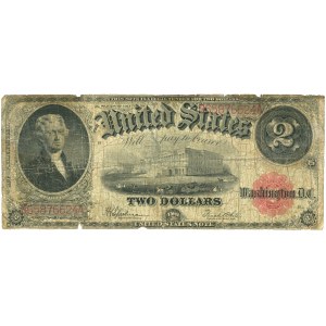 United States of America (USA), Legal Tender Note, $2 1917, H, series B65876624A