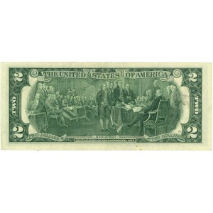 Spojené státy americké (USA), Federal Reserve Note, 2B, $2 1976, série B12780678A