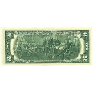 Spojené státy americké (USA), Federální rezervní bankovka, 2 USD 1976, série B16954860A