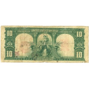 Spojené státy americké (USA), zákonná bankovka, 10 USD 1901, série E54172036