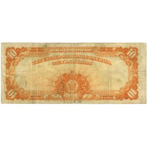 Spojené státy americké (USA), zlatý certifikát, 10 dolarů 1922, série H14301753