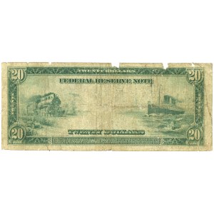 United States of America (USA), Federal Reserve Note, $20 1914, Series B46363742A