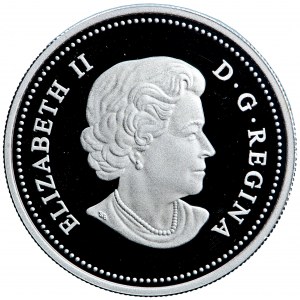 Kanada, královna Alžběta II, sběratelská mince ze série Majestic Animals - Alpha Wolf, $20 2015