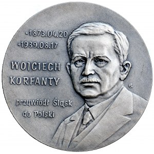 Polsko, III. polská republika, pamětní medaile Tadeusze Tchórzewského, Wojciech Korfanty, 1998