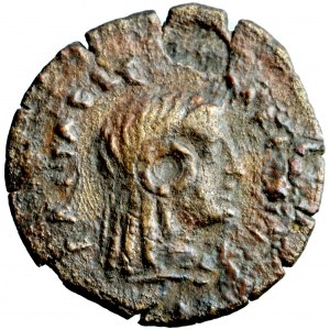 Greece, Ptolemaic Kingdom, Cyrenaica, Cyrene, Ptolemy III Euergetes, AE Obol, 246-222 BC