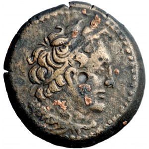 Řecko, Ptolemaiovské království, Kyrenaika, Kyréna, Ptolemaios III Euergetes, obol 246-222 př. n. l.