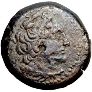 Greece, Ptolemaic Kingdom, Cyrenaica, Cyrene, Ptolemy III Euergetes, AE Obol, 246-222 BC