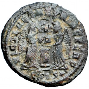 Roman Empire, Constantine I, AE Follis, AD 318, Siscia