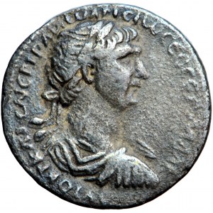 Římská říše, Traján (98-117), drachma 114-117, Arabia Petraea, Bostra