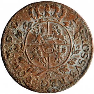 Polsko, Stanisław August, koruna, měděný groš 1765, Varšava