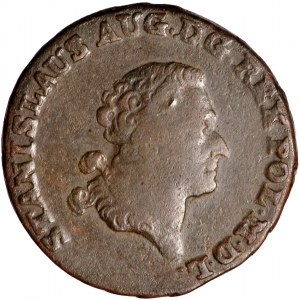 Polsko, Stanisław August, koruna, měděný trojak 1791, Varšava