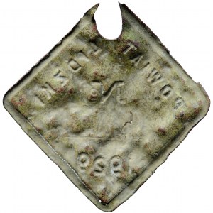 Poland, Second Republic, dog tag no. 56, Lida district 1929