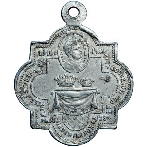 Polsko, náboženská medaile k příležitosti druhé korunovace obrazu Madony z Čenstochové, 1910