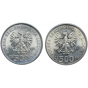 Polská lidová republika, pamětní mince, 2x500 PLN