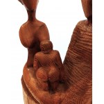 Piotr Tyborski, Skulptur Familie, Holz,