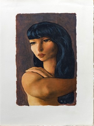 Mojżesz Kisling (1891-1953), Brunetka, Paryż, 1959