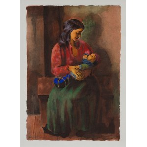 Moses Kisling (1891-1953), Motherhood, Paris, 1959