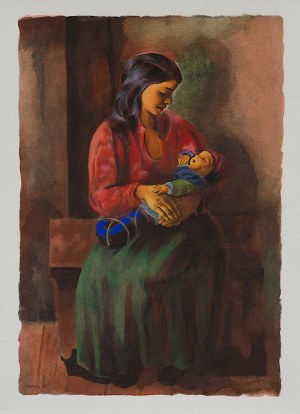 Mojżesz Kisling (1891-1953), Macierzyństwo, Paryż, 1959