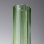Krosno Glassworks, Vase with faceted decoration, early 21st century.