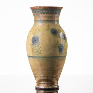 Kamionka Cooperative in Lysa Gora, Vase with floral motif, 1960s/70s.