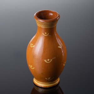 Kamionka Cooperative in Lysa Gora, Patterned bronze vase, 1970s.