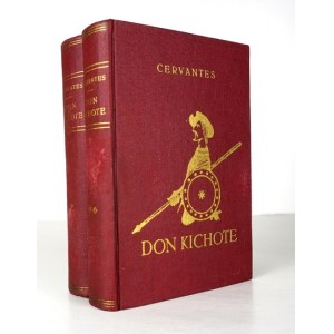 Cervantes - Der kultivierte Edelmann Don Quijote von der Mancha. Cover und Illustrationen von M. Rudnicki.