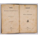 CZAJKOWSKI Michał - Legendy. Lipsk 1885. F. A. Brockhaus. 16d, s. [8], 312. opr. oryg. pł.  złoc....