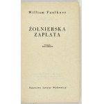 FAULKNER W. - Żołnierska zapłata. 1965. Okł. Ewy Frysztak-Witkowskiej