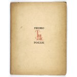 FREDRO A. - Unknown collection of poems. Published 500 copies, this one No. 341