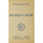 GAŁUSZKA J. A. - Promień i grom. [1919] Książkę zdobił Władysław Vinkler